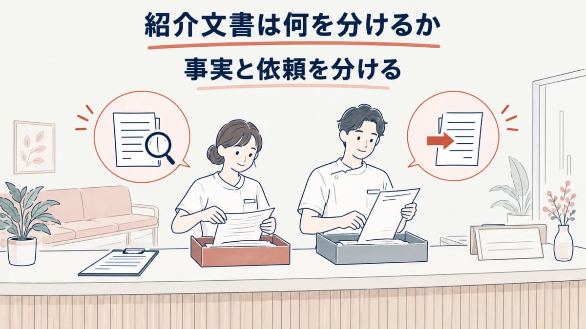 整骨院の紹介状の書き方|施術情報提供紹介書との違いと控え・施術録の管理