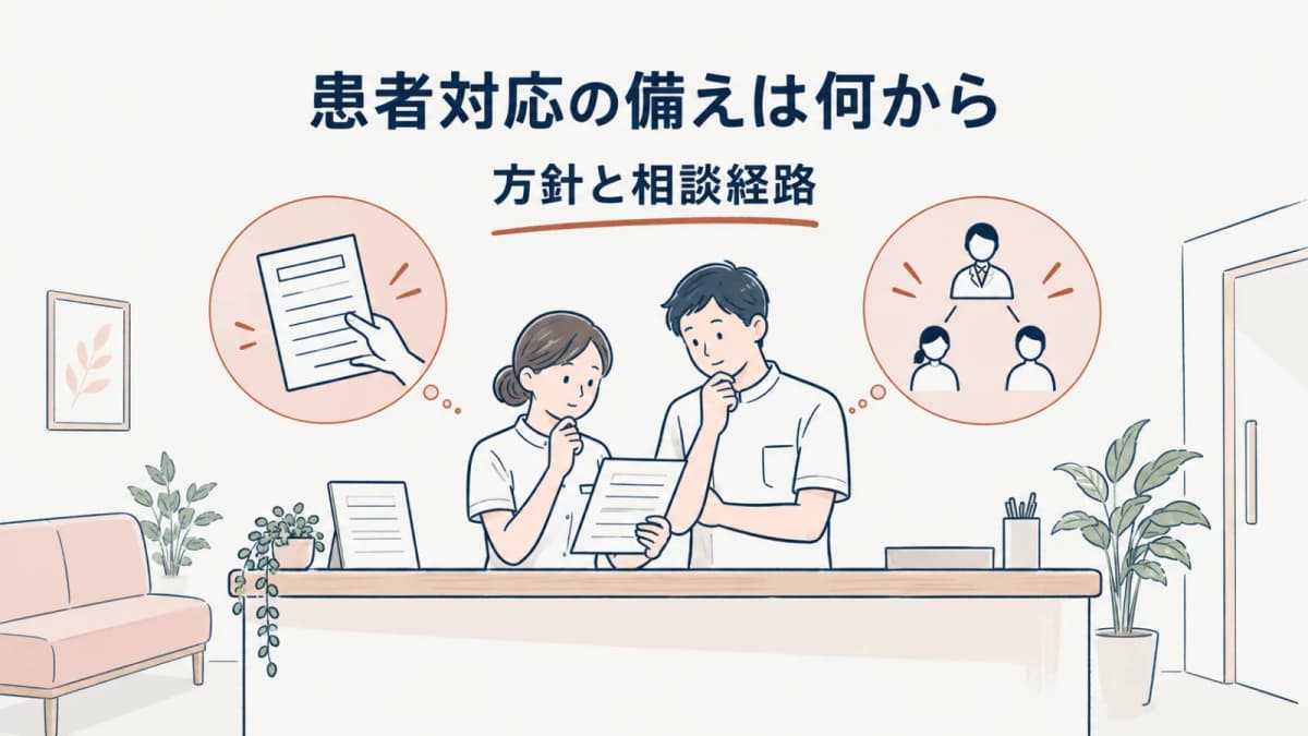 治療院のカスタマーハラスメント対策|2026年10月義務化への院内整備